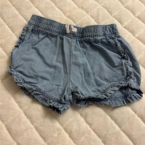 Carter's Blue Ruffled Kids Shorts